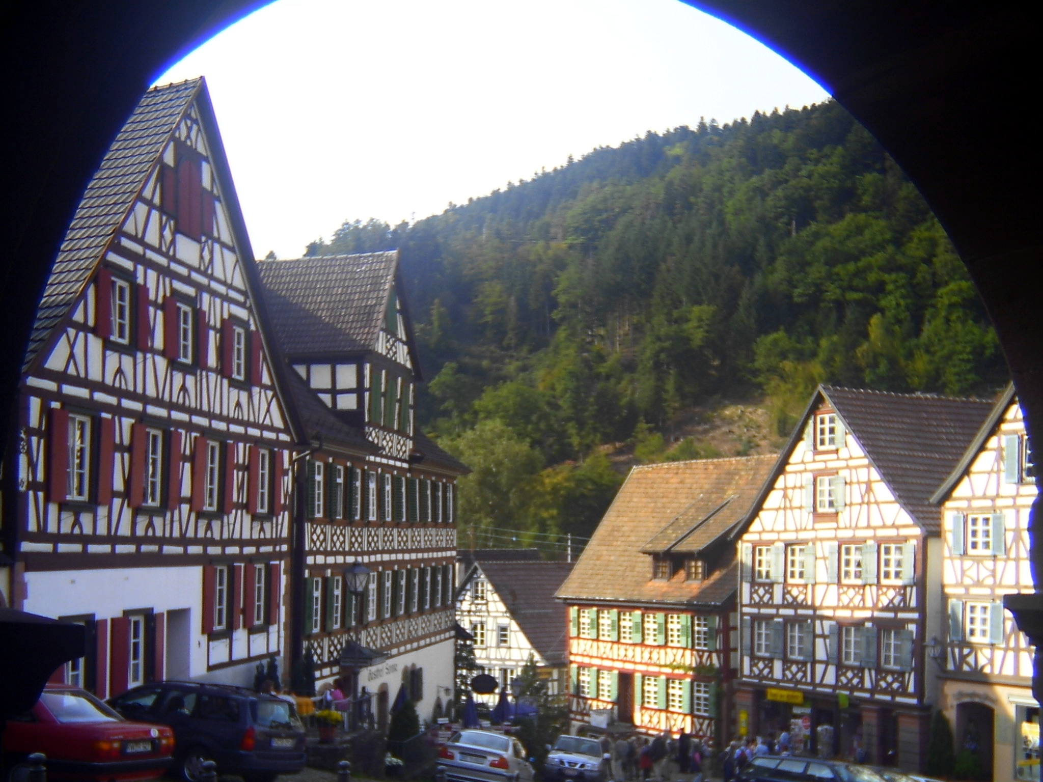 Schiltach Marketplace out of the townhall JPG
