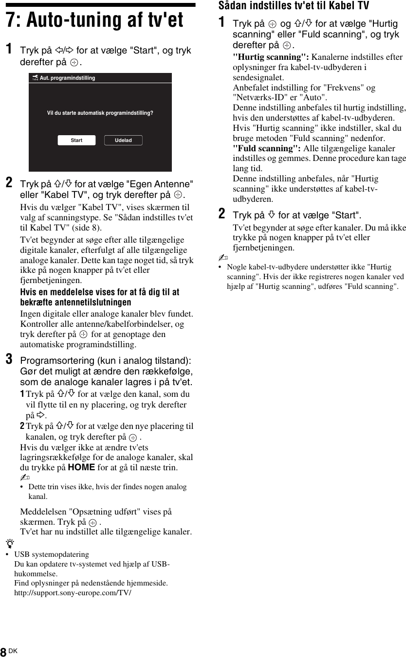 SonyKdlEx User Guide Page 8