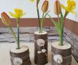 Ausgefallene Gartendeko Selber Machen Schön 3er Set Holzvase Vase Baumstamm Deko Holz Natur Tischdeko