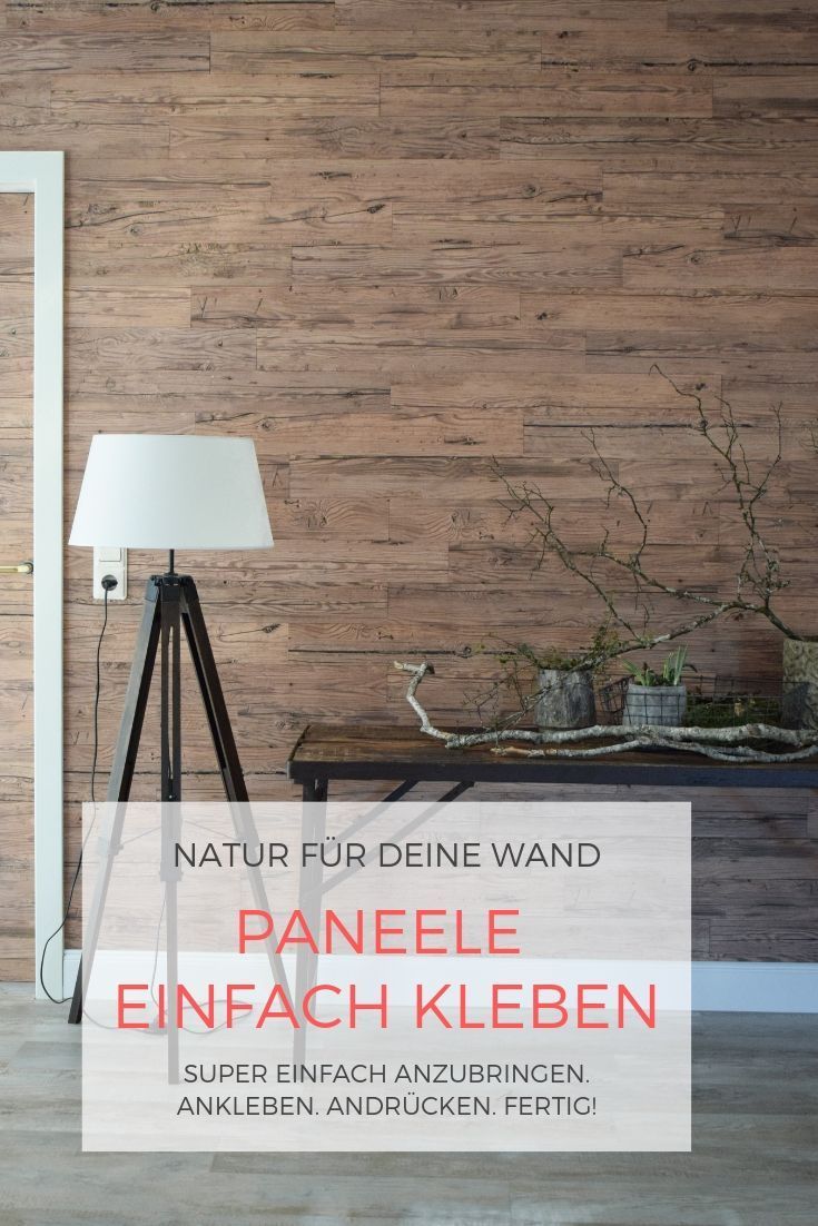 Bauideen Holz Schön Holzverkleidung Für Wand Mit Selbstklebenden Paneelen