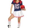 Billige Halloween KostÃ¼me Schön American Football Player Costume for Women Adults