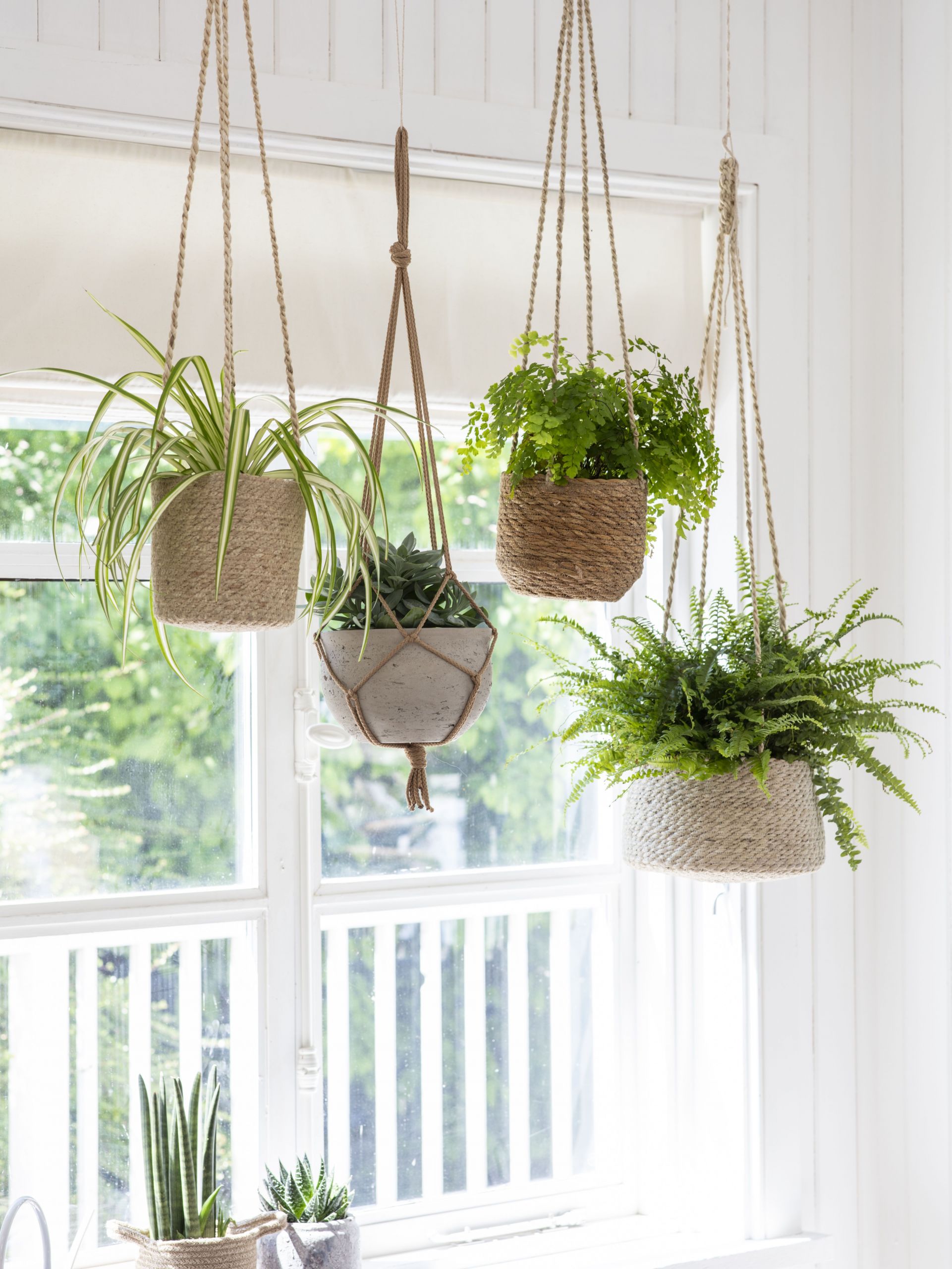 Blumenampel Selber Bauen Einzigartig Our Array Of Hanging Pots From Woven Jute Seagrass and