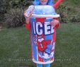 Coole Halloween KostÃ¼me Genial Coolest Life Sized Homemade Icee Costume for A Girl