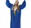 Damen FaschingskostÃ¼m Luxus Gospelsängerin Kostüm Für Damen Faschingskostüm Blau Gold