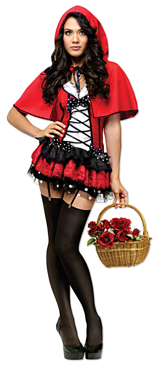 Damen KarnevalskostÃ¼me Luxus Rotkäppchen Kostüm