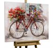 Deko Fahrrad Garten Schön Acrylic Painting La Belle Vie 39x30 Inches