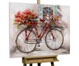 Deko Fahrrad Garten Schön Acrylic Painting La Belle Vie 39x30 Inches