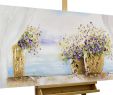 Deko Fenster Garten Elegant Acrylic Painting Sunny Bright Morning 47x24 Inches