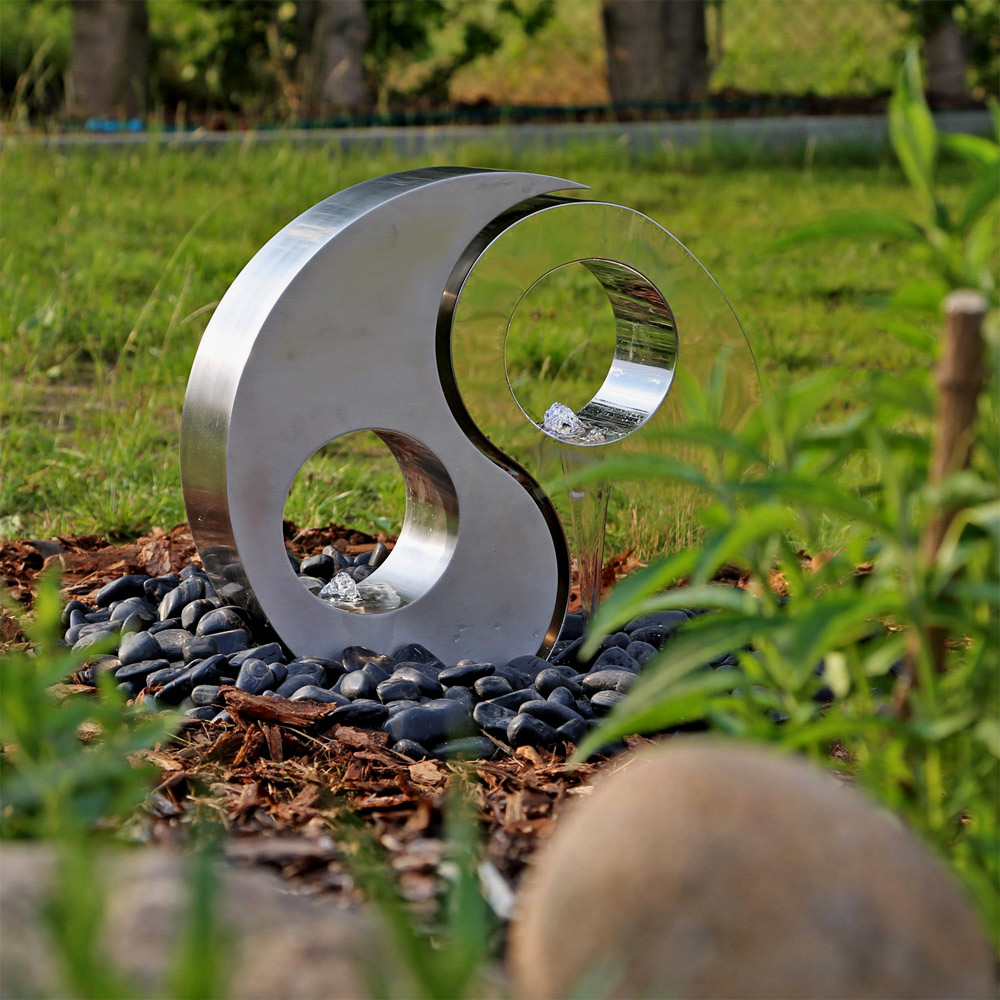 Deko Garten Edelstahl Elegant Japanische Skulptur Aus Edelstahl Kunst Für Den Garten with
