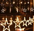 Deko Garten Weihnachten Inspirierend Led Vorhang Mit Beleuchteten Sternen 2 5meter 1meter Warmweiß Für Weihnachten Party Deko Schmuck Fensterdeko Schaufenster Girlande Dekoration