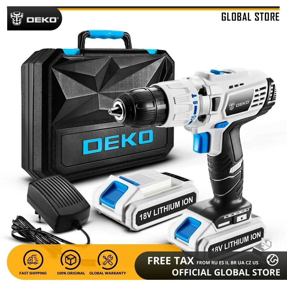 Deko Outlet Online Shop Elegant Deko Gcd18du 3 18v Dc Li Ion Battery Mobile Power Impact Cordless Drill Driver