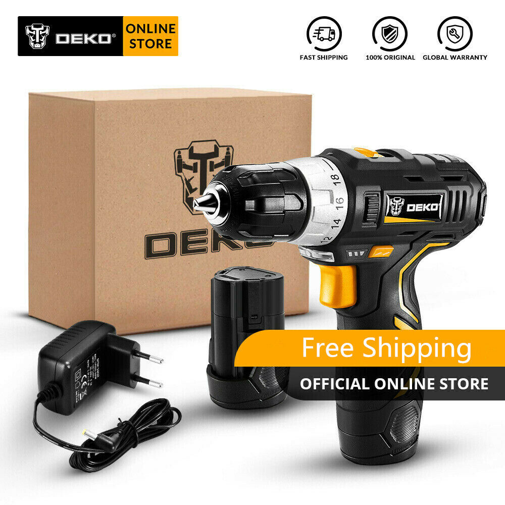 Deko Outlet Online Shop Frisch 12v Lithium Ion Battery 32n M 2 Speed Electric Cordless Drill Mini Drill
