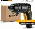 Deko Outlet Online Shop Frisch Deko Cordless Electric Screwdriver Rechargeable Power Screwdriver Diy Household