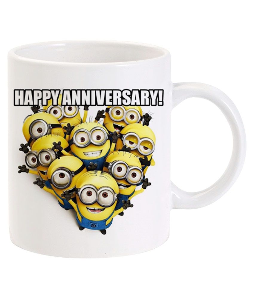 Deko Shop Online Luxus Deco Pride India Happy Anniversary Funny Meme Coffee Mug