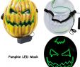 Dekoration Halloween Elegant Halloween Pumpkin Mask Scary Cosplay Decorations Led Costume Mask El Wire Light Up Pumpkin Masks Led Party Masks Cca Venetian Masquerade Venetian