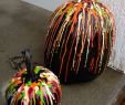 Dekoration Halloween Frisch Halloween Pumpkins Decorated with Paint and Melted Crayons