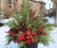 Dekoration Hauseingang Schön 35 Fancy Outdoor Holiday Planter Ideas to Enliven Your