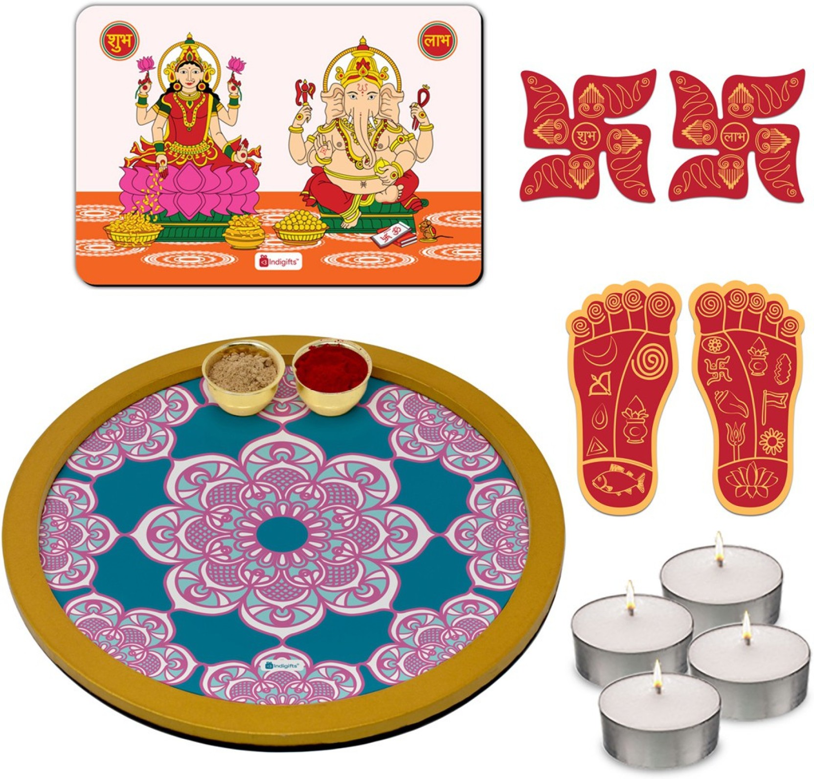 Dekoration Online Genial Indi Ts Puja Thali Puja Plate Diwali Gift Items Pooja