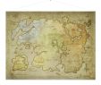 Dekoration Online Luxus the Elder Scrolls Line Wallscroll Map