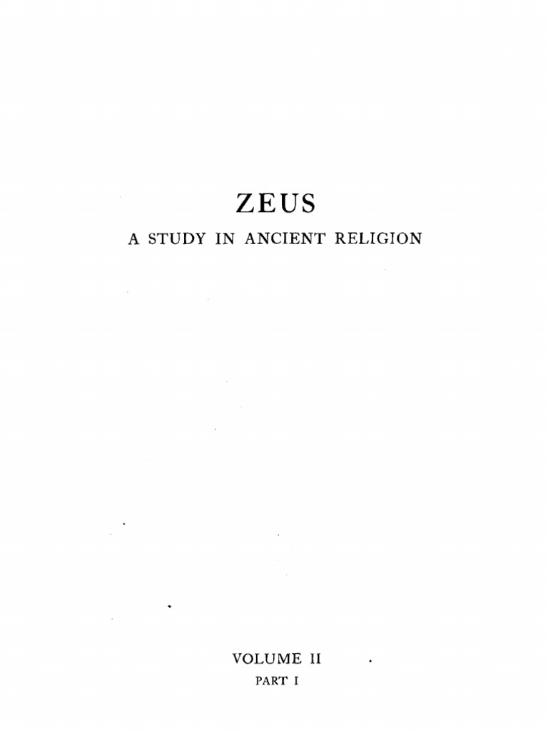 Dekosteine Garten Groß Inspirierend Zeus A Study In Ancient Religion Vol Ii Part I Cook