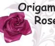 Diy Bastelideen Garten Schön Diy Crafts How to Make origami Rose Diy Beauty and Easy