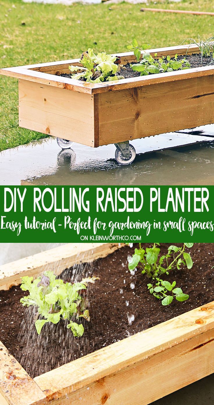 Diy Gartendeko Einzigartig Diy Rolling Planter Box is A Simple & Easy Home Project