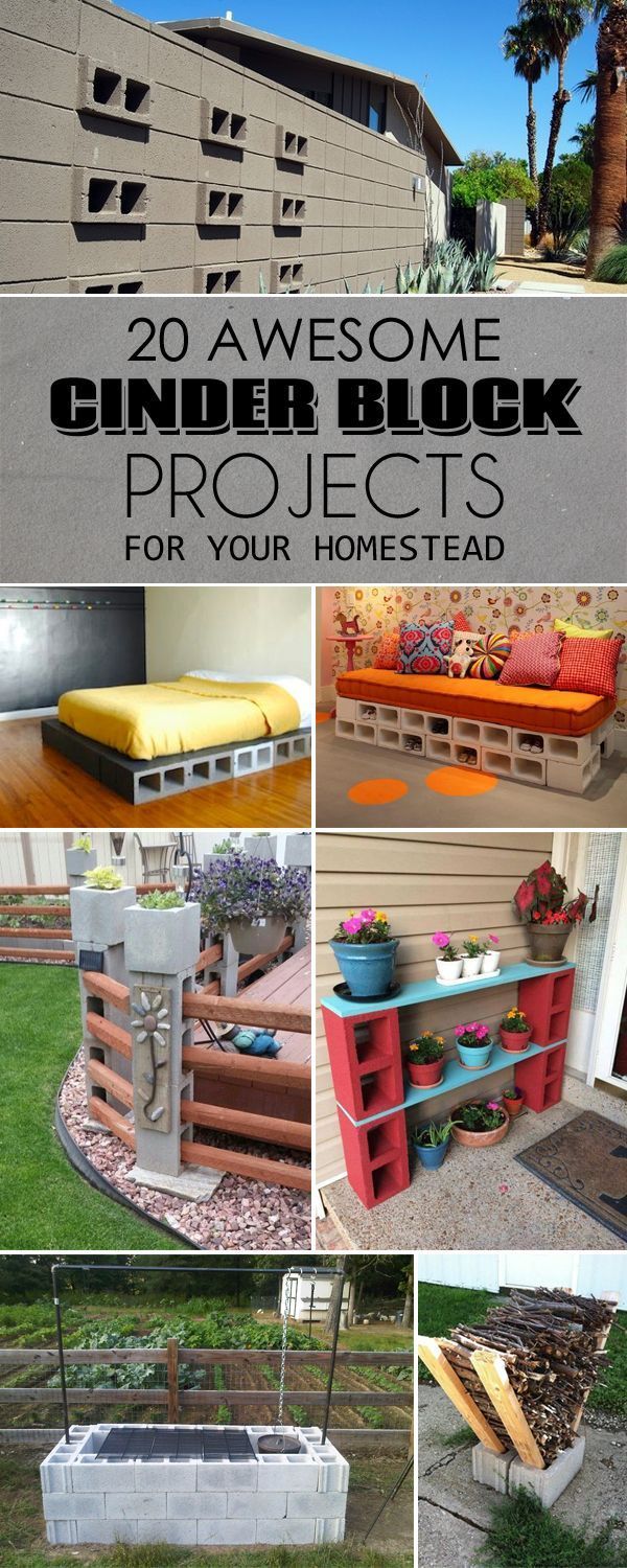 Diy Gartendeko Genial 20 Awesome Diy Cinder Block Projects for Your Homestead
