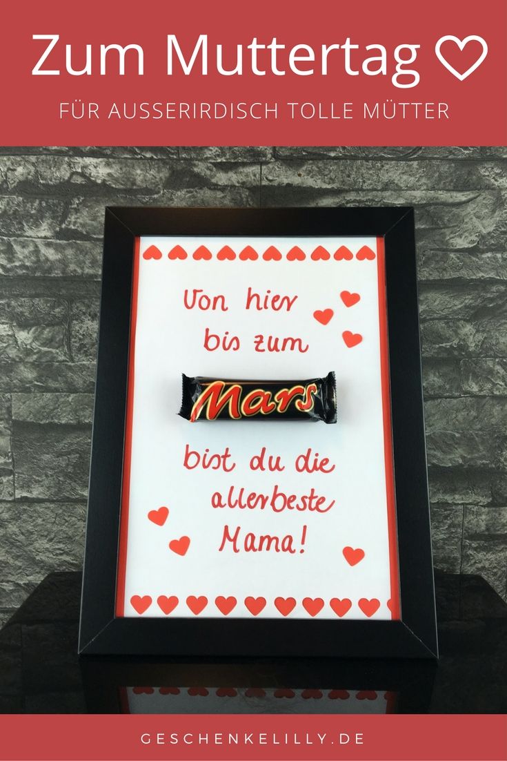 Diy Geburtstagsgeschenk Genial Eine Schöne Geschenkidee Zum Muttertag Mit Sem Mars