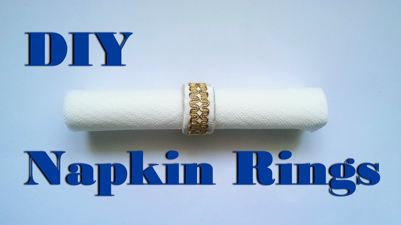 Diy Tischdeko Schön Diy Paper Tube Napkin Rings