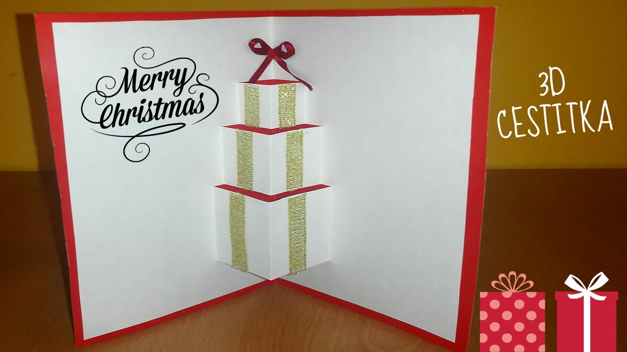 Diy Weihnachtsgeschenke Schön Diy How to Make 3d Pop Up Christmas Card