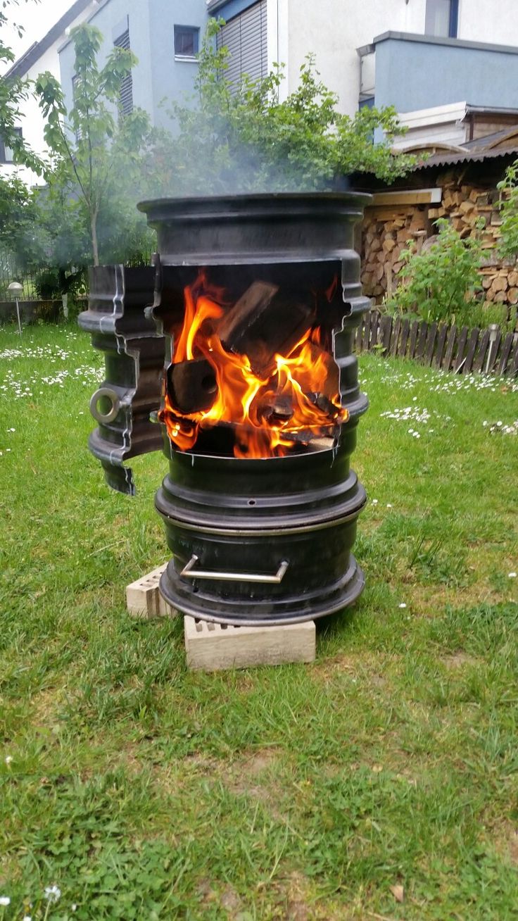 Edelrost Gartendeko Best Of Felgen Ofen Feuer In 2019