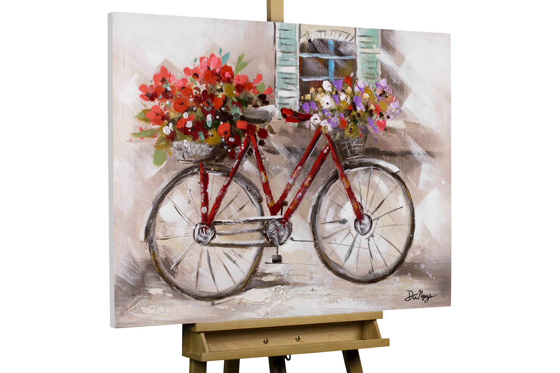 Fahrrad Deko Garten Genial Acrylic Painting La Belle Vie 39×30 Inches