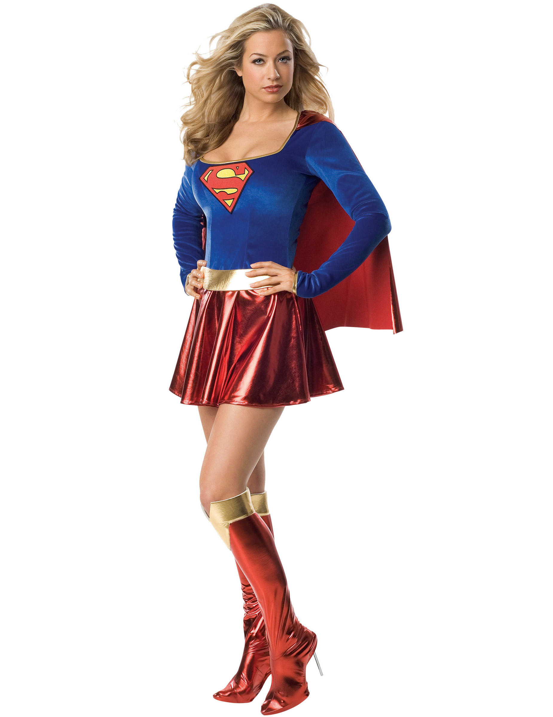 p supergirl kostum deluxe fur damen