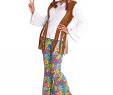 FaschingskostÃ¼me Frauen Einzigartig Hippie Frauen Kostüm Mit Zöpfen Gr M Für Fasching