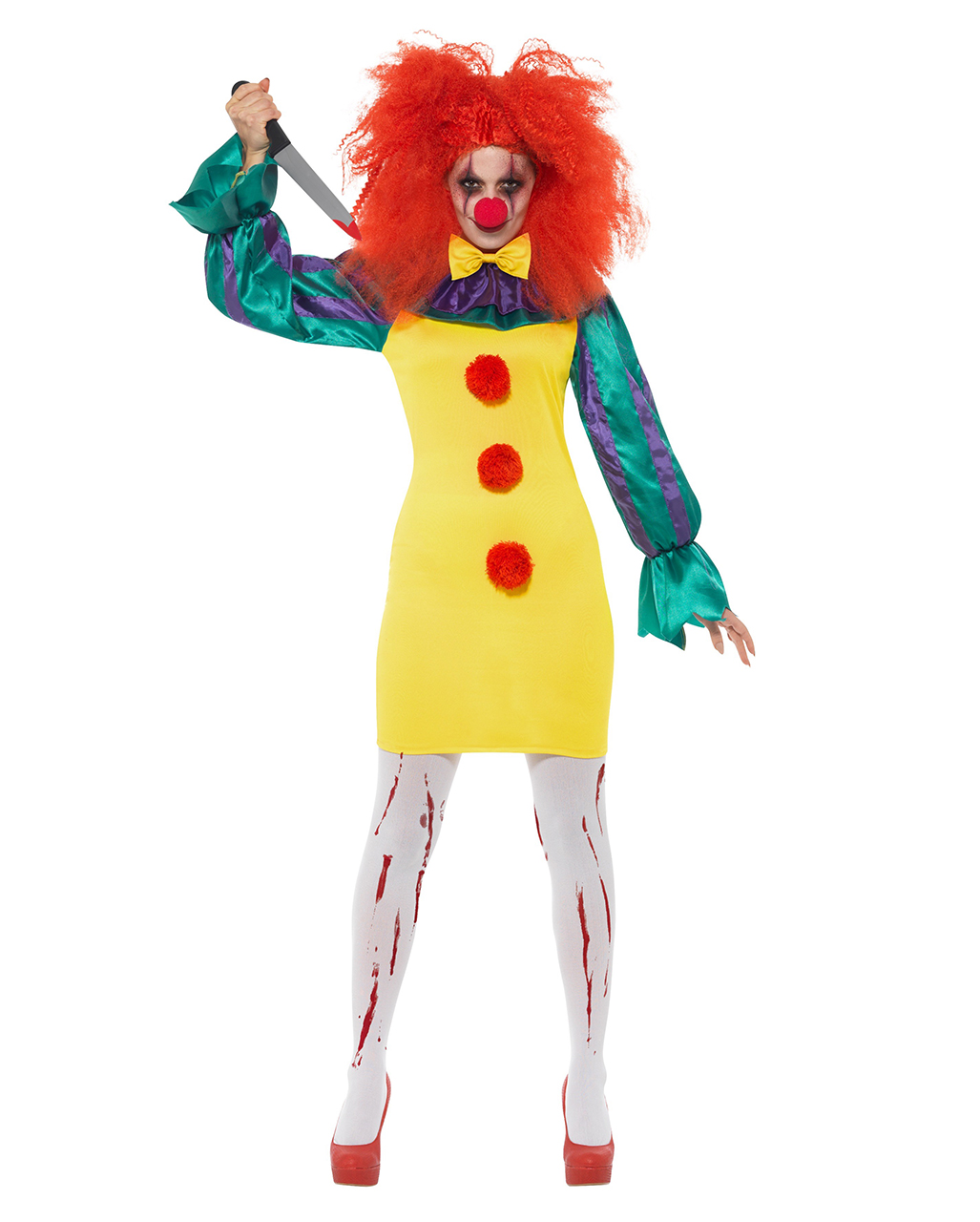 classic horror clown damen kostuem