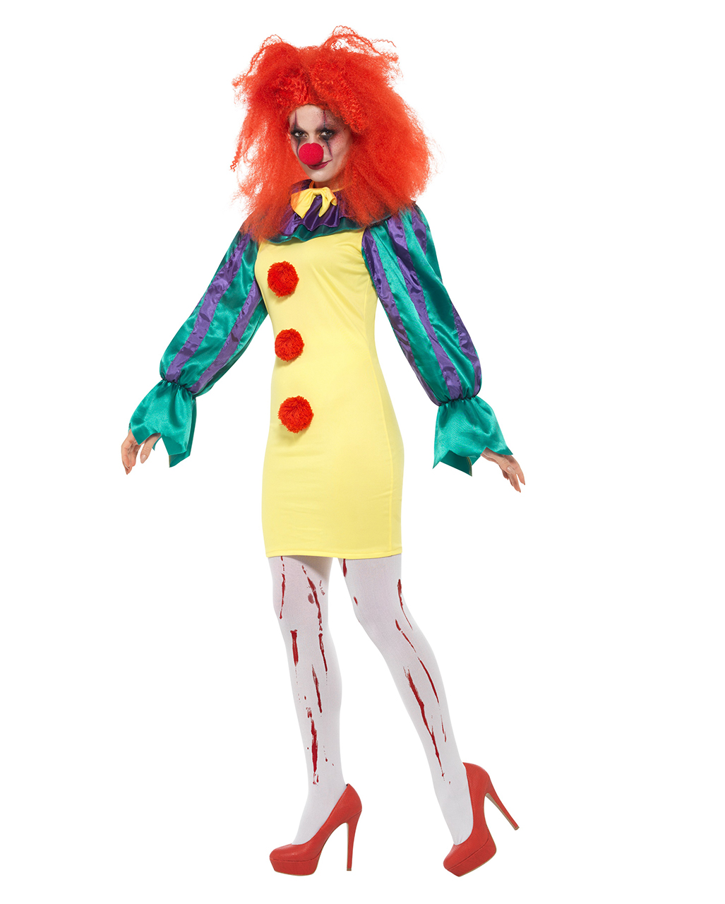 classic horror clown damen kostuem