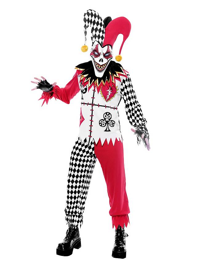 FaschingskostÃ¼me Horror Genial Clownskostüm Horror Joker Maskworld