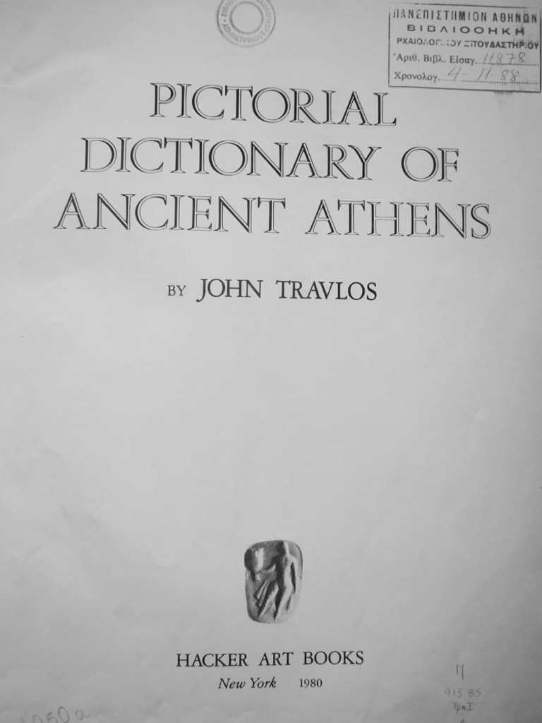 Figuren Aus ton Für Den Garten Elegant Travlos Pictorial Dictionary Of Ancient athens