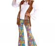 Frauen FaschingskostÃ¼me Inspirierend Hippie Frauen Kostüm Gr Xl Woodstock Kostüm Blumenkinder
