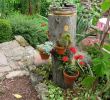 Frühlingsdeko Für Den Garten Elegant Gartenarbeit Ideen Baumstamm Als Blumenständer
