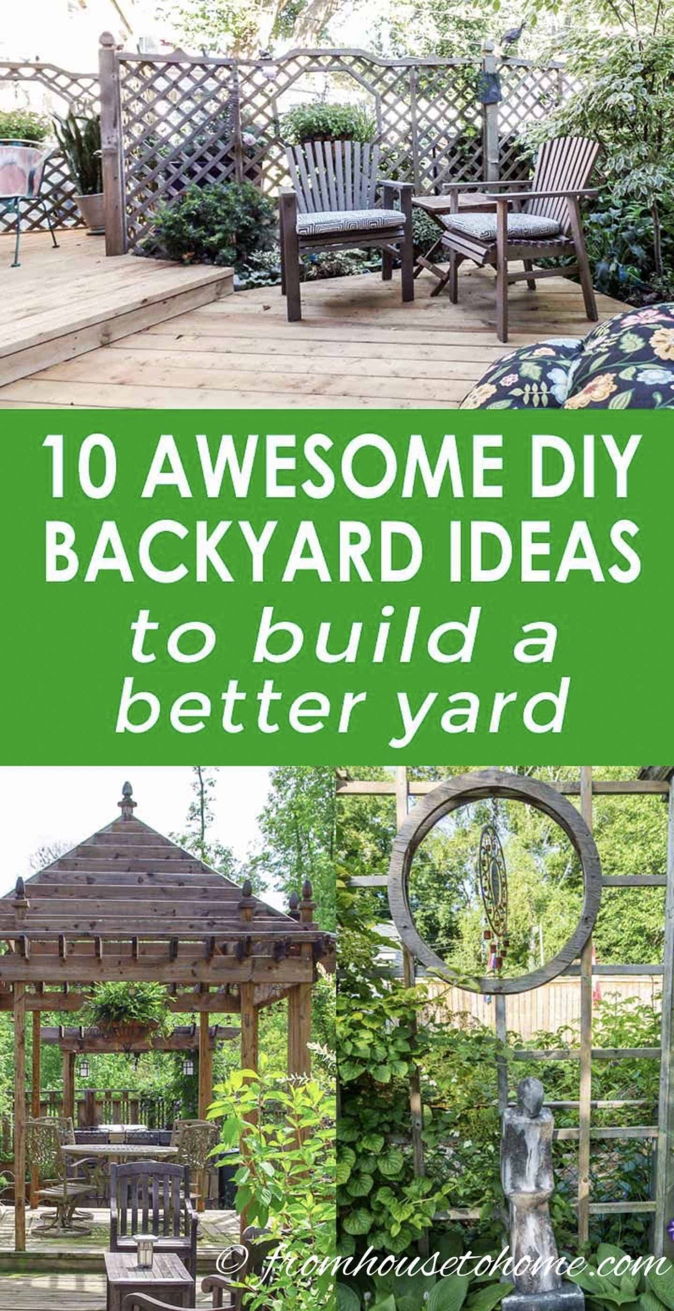 Garten Diy Einzigartig 10 Awesome Diy Backyard Ideas to Build A Better Yard
