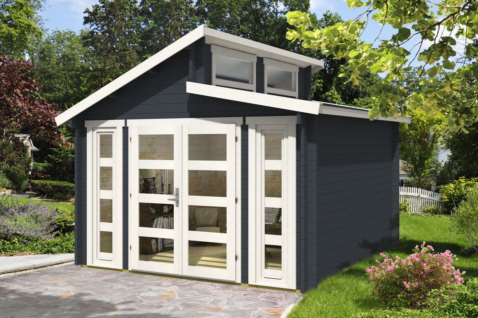 Garten Onlineshop Einzigartig Doppel Pultdach Gartenhaus Modell Vinea 40