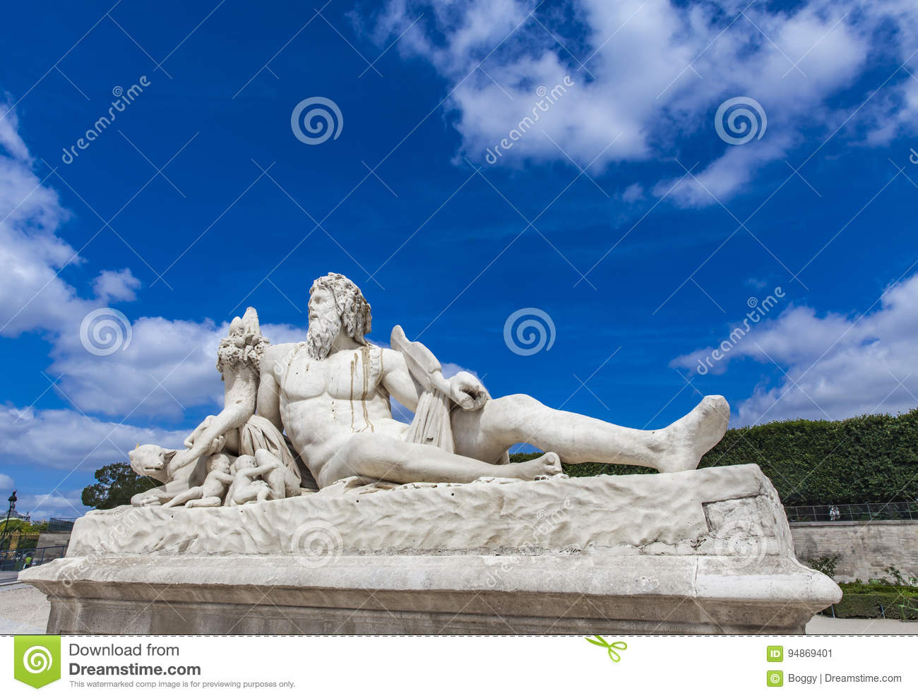 statue le tibre tuileries garden paris statue le tibre pierre bourdict tuileries garden paris france