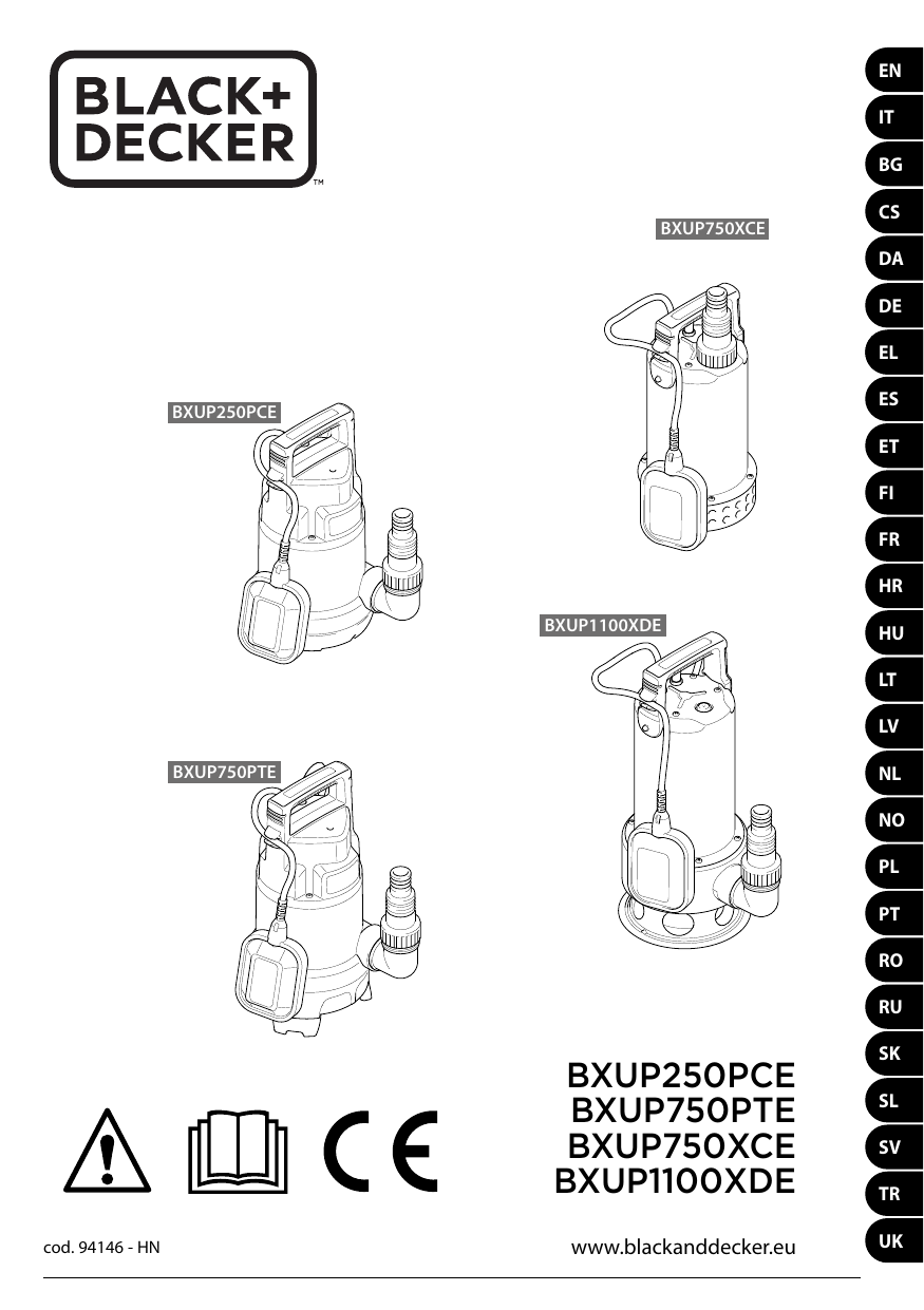 Garten Steine Best Of Black&decker Bxup250pce Sub Pump Instruction Manual