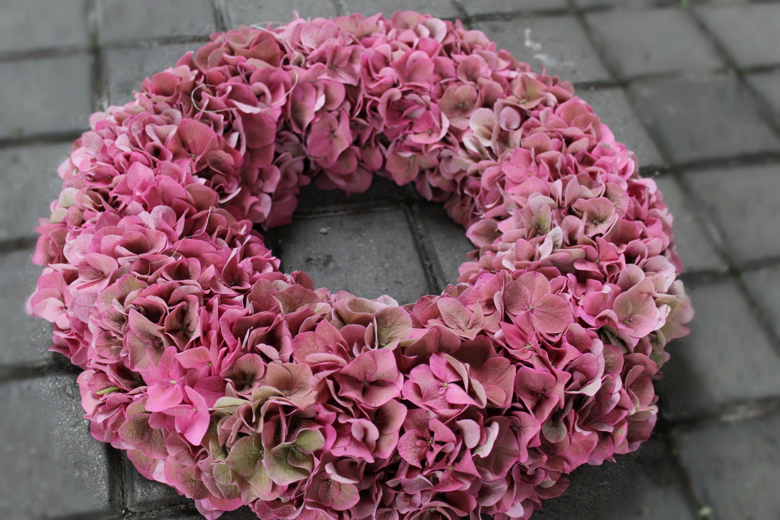 Garten Tischdeko Best Of Hortensienkranz In Rosa