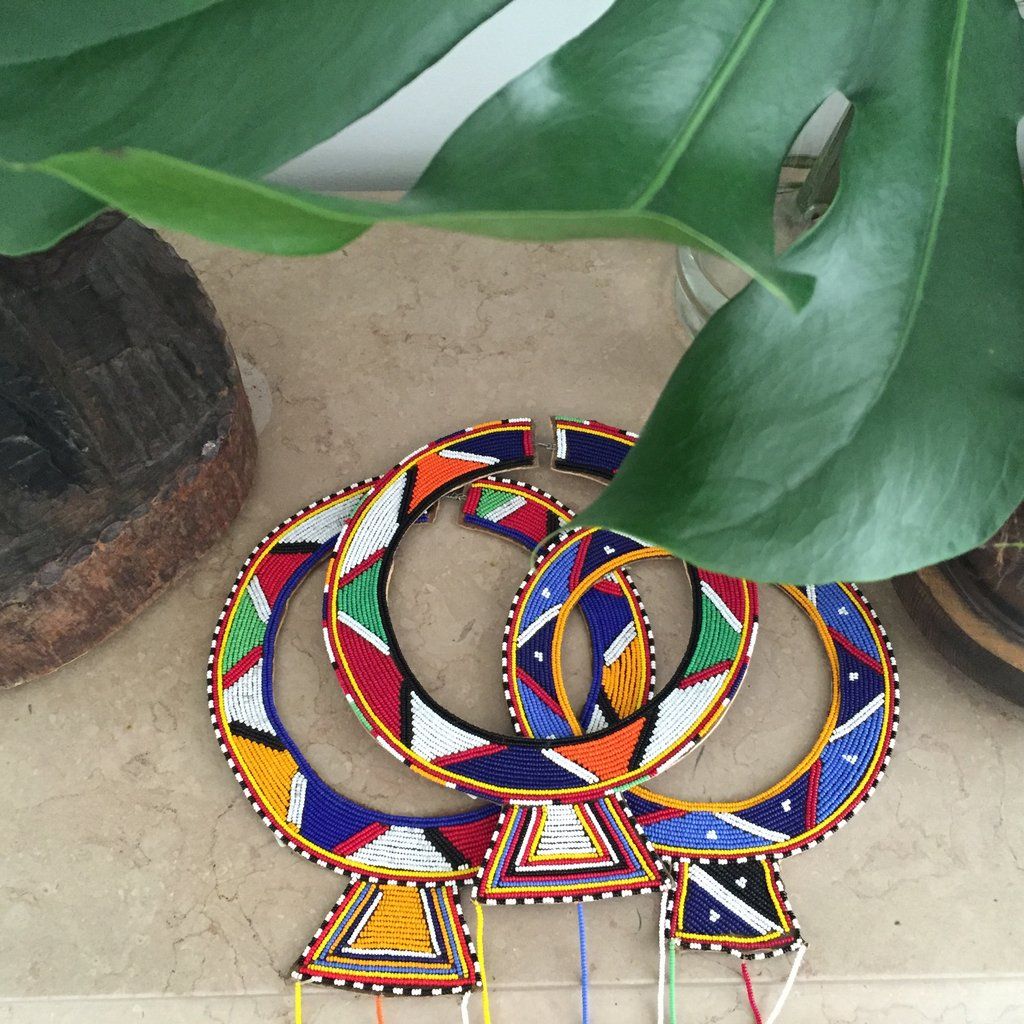 Gartenaccessoires Luxus Maasai Wedding Necklace