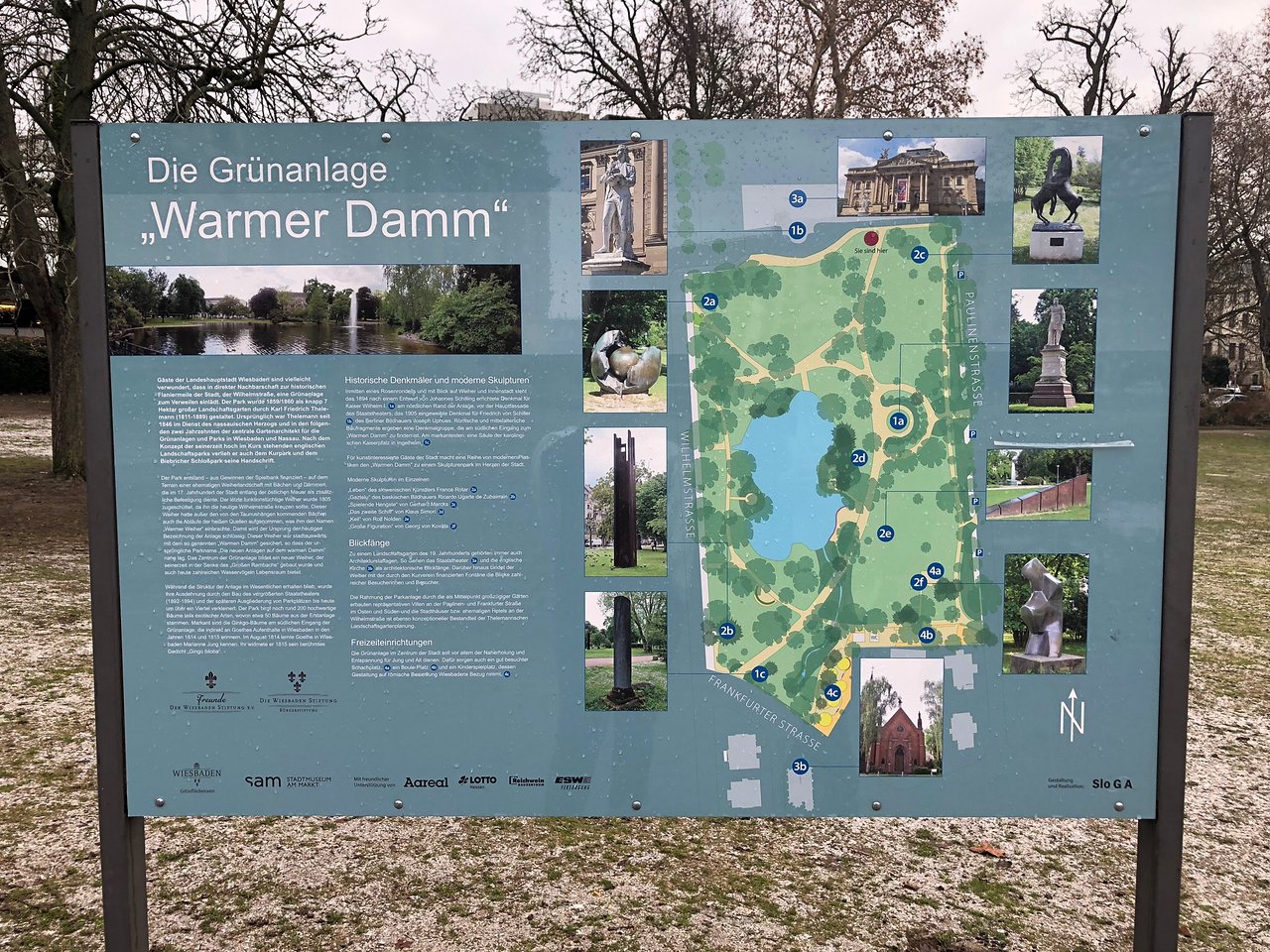 Gartenarchitekt Luxus Warmer Damm Park Wiesbaden Niemcy Opinie