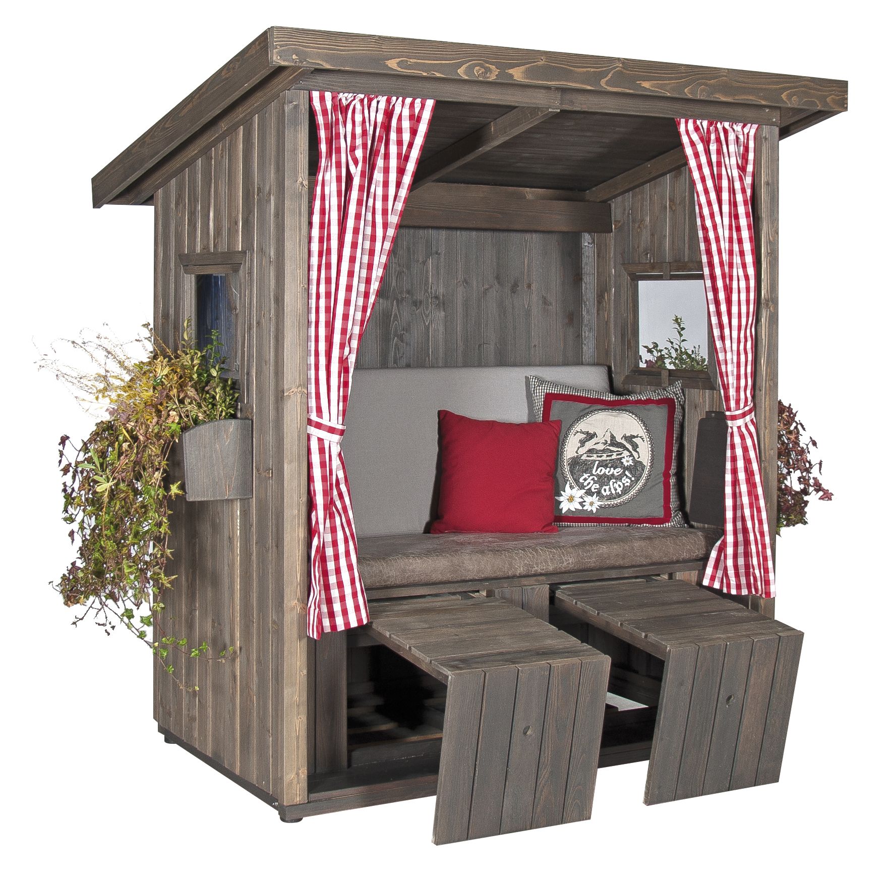 Gartenbedarf Luxus Garten Loungehütte Zweisitzer Holzhütte Als überdachte
