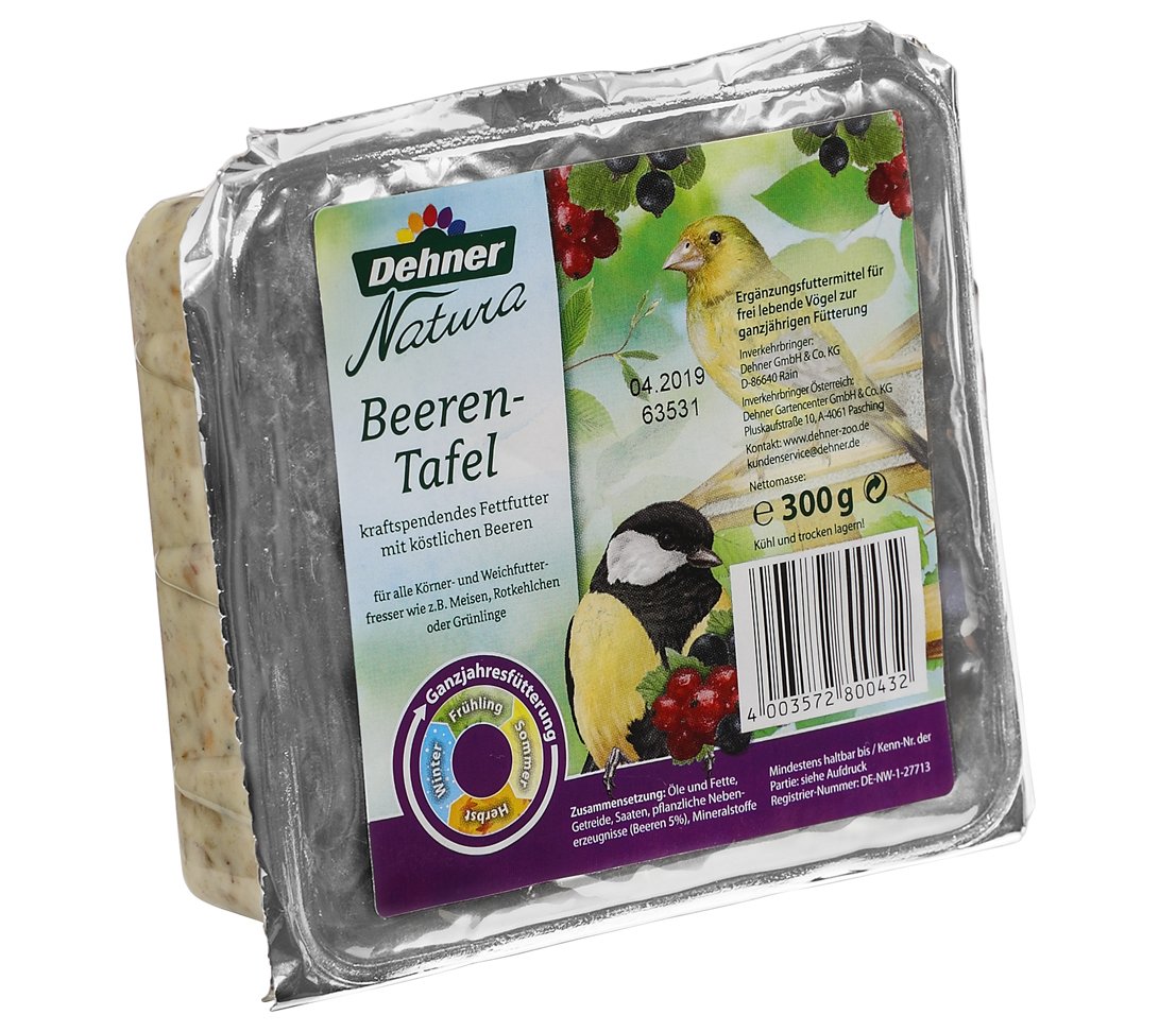 Gartencenter Schön Dehner Natura Mix Wild Bird Food Board with Dispenser 7
