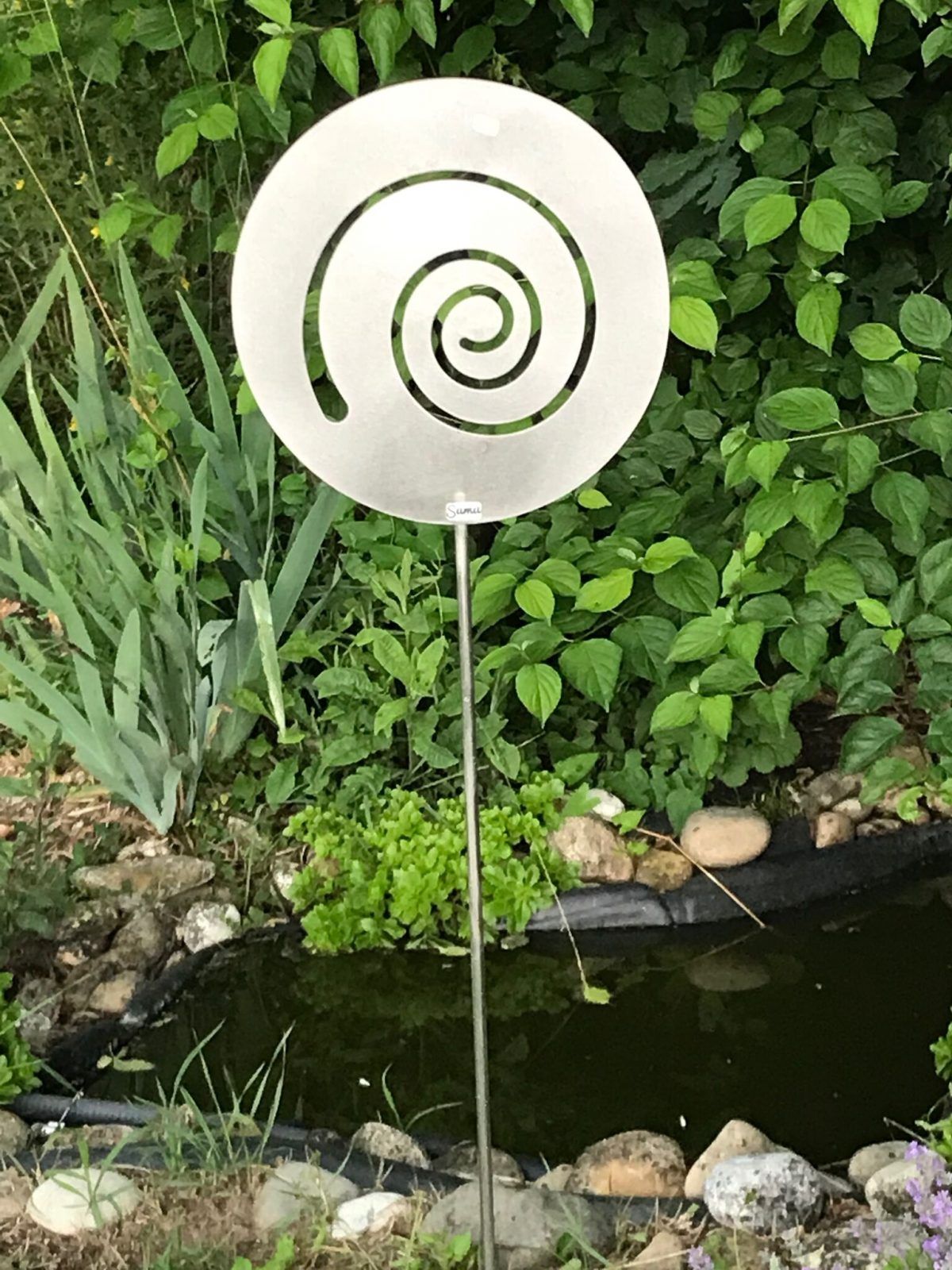 Gartendeko Aus Edelstahl Einzigartig Sama Metalldesign Gartenstecker Edelstahl Spirale